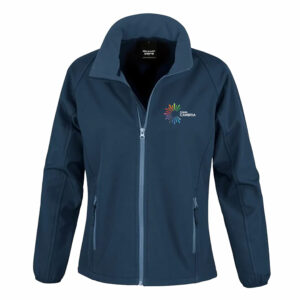Ladies Softshell Jacket in Navy